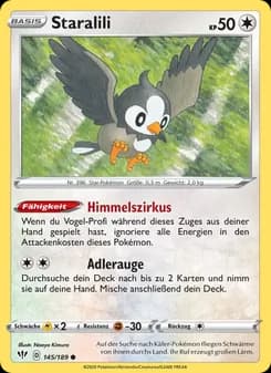 Staralili card in German