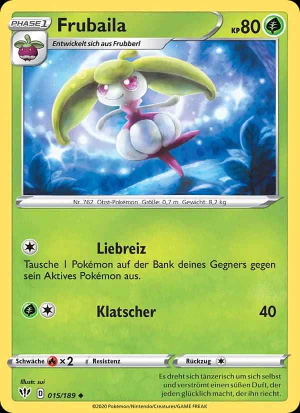 Frubaila card in German