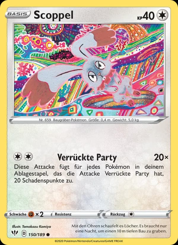 Scoppel card in German