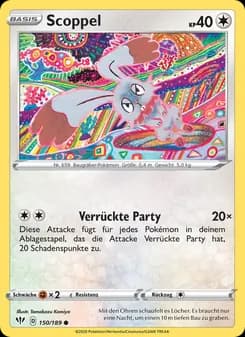 Scoppel card in German