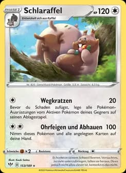 Schlaraffel card in German