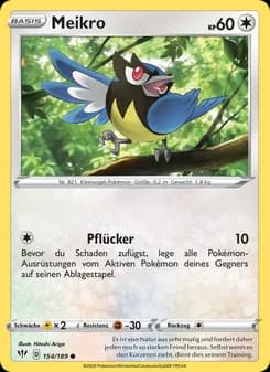 Meikro card in German