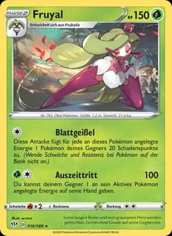 Fruyal card in German