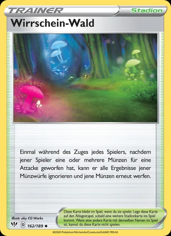 Wirrschein-Wald card in German