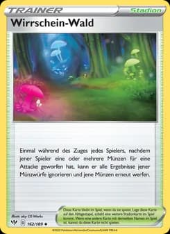 Wirrschein-Wald card in German