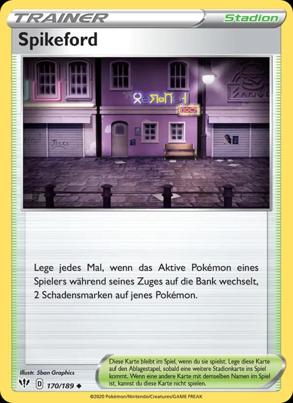 Spikeford card in German