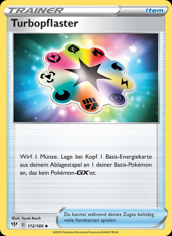Turbopflaster card in German