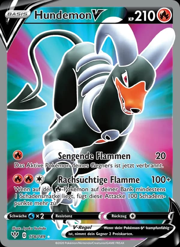 Hundemon V card in German