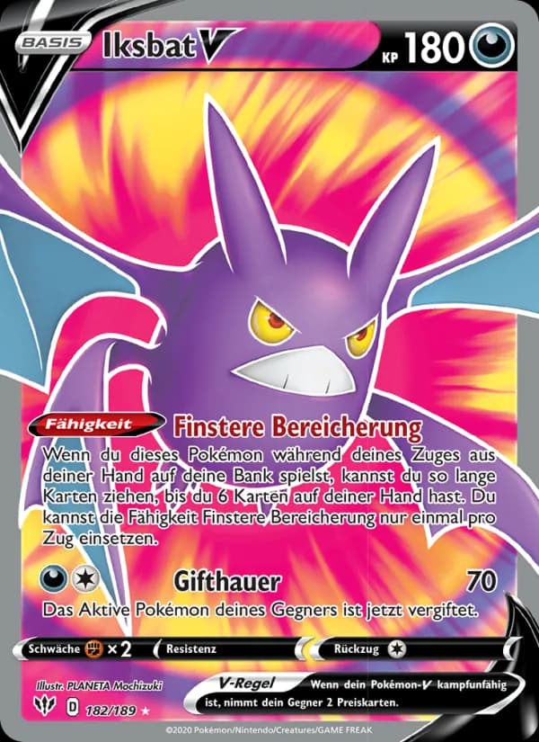 Iksbat V card in German
