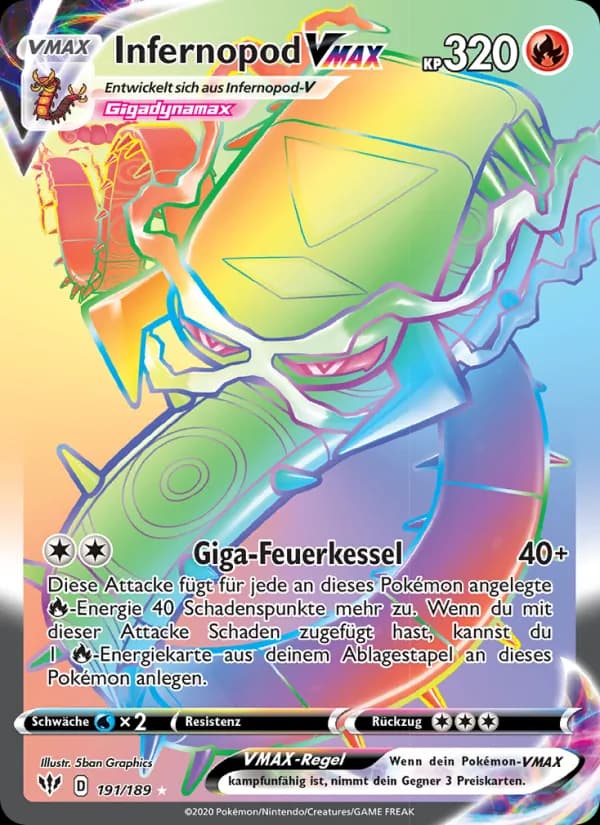 Infernopod VMAX card in German