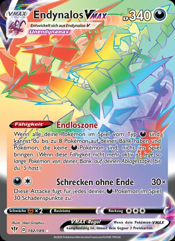 Endynalos VMAX card in German