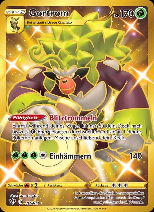 Gortrom card in German