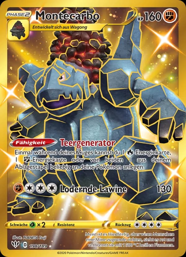 Montecarbo card in German