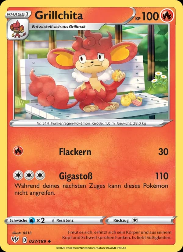 Grillchita card in German