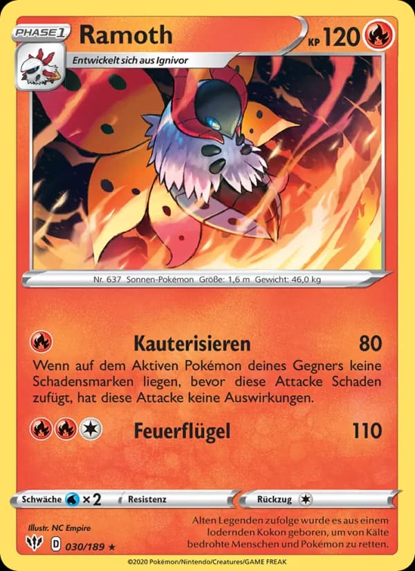 Ramoth card in German