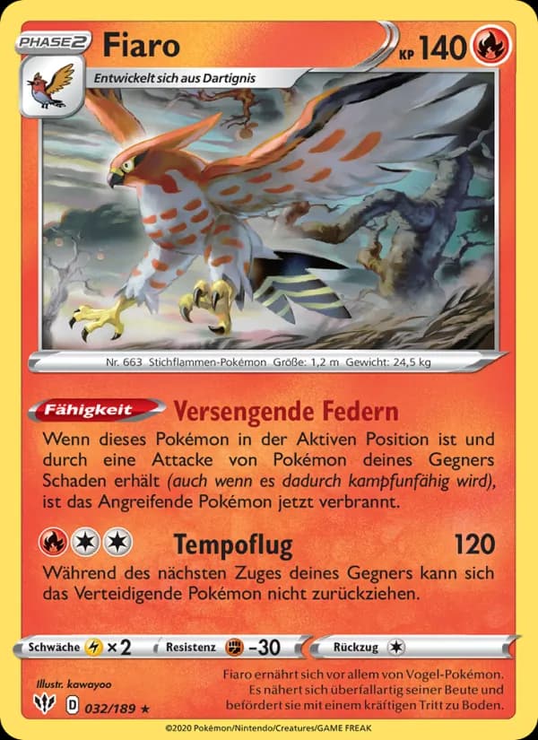 Fiaro card in German
