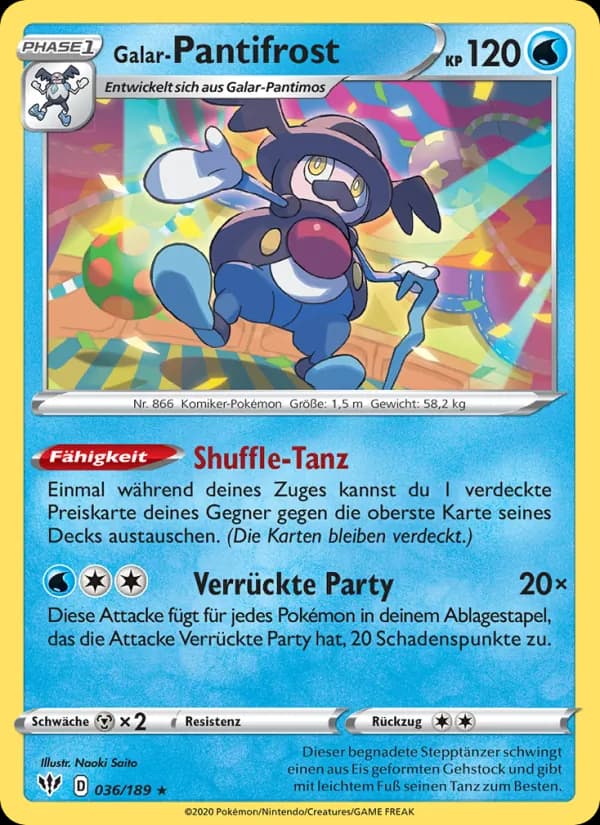 Galar-Pantifrost card in German