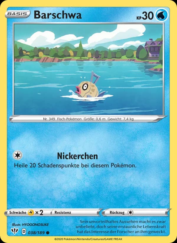 Barschwa card in German