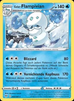 Galar-Flampivian card in German