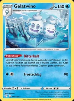 Gelatwino card in German