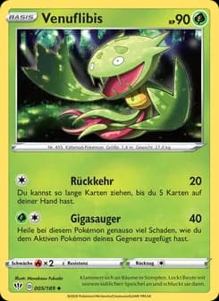 Venuflibis card in German