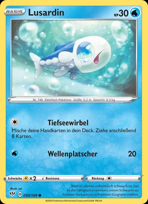 Lusardin card in German