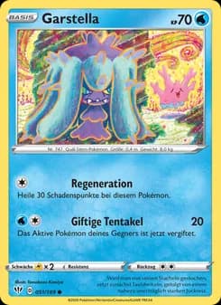 Garstella card in German
