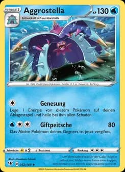 Aggrostella card in German