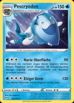Pescryodon card in German