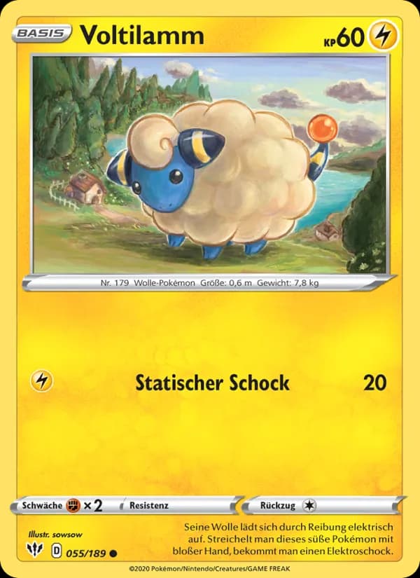 Voltilamm card in German