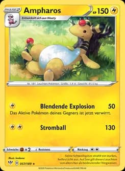 Ampharos card in German