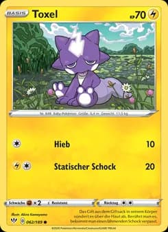 Toxel card in German