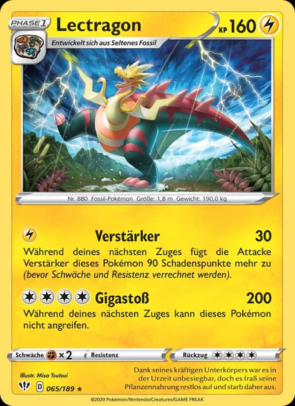 Lectragon card in German