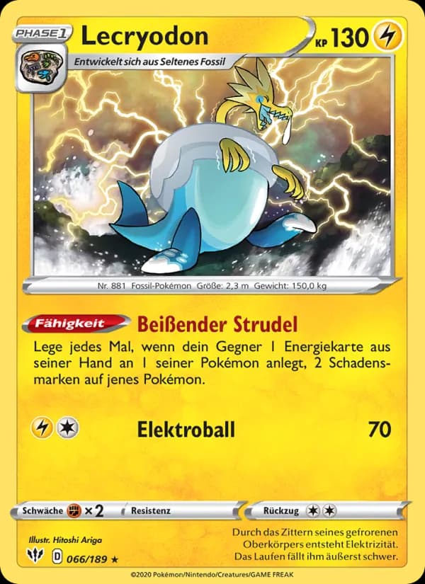 Lecryodon card in German