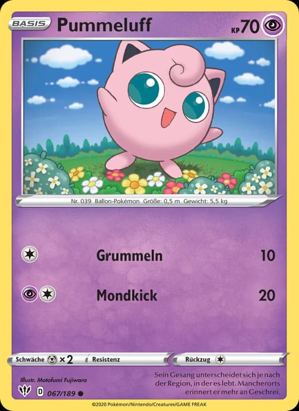 Pummeluff card in German