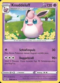 Knuddeluff card in German