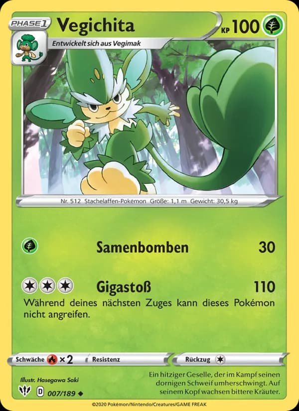 Vegichita card in German