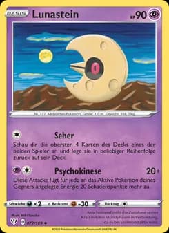 Lunastein card in German