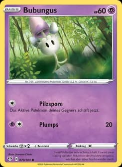 Bubungus card in German