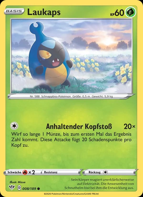 Laukaps card in German