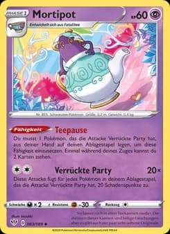 Mortipot card in German