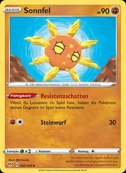 Sonnfel card in German