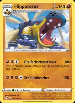 Hippoterus card in German