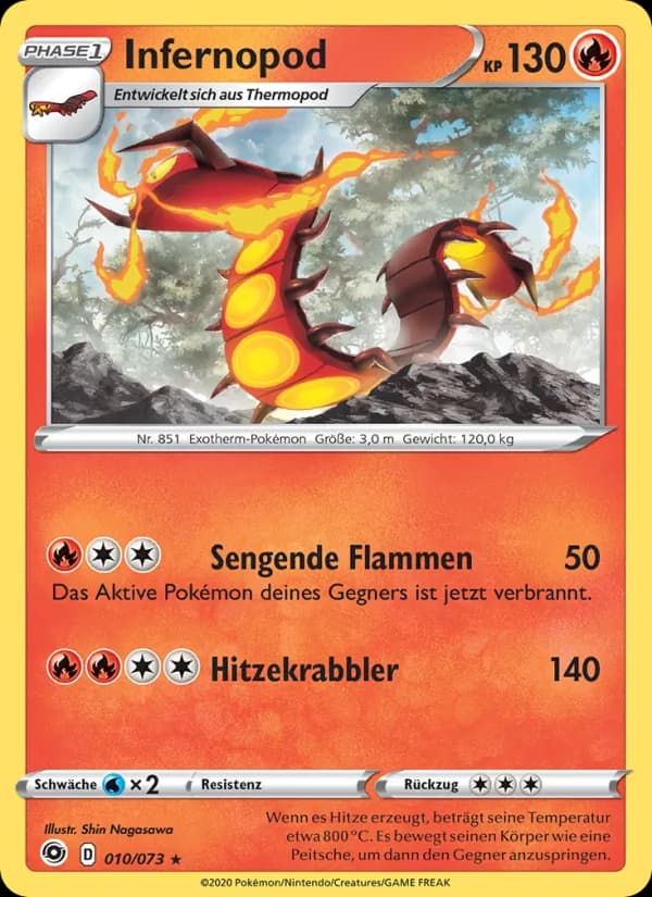 Infernopod card in German