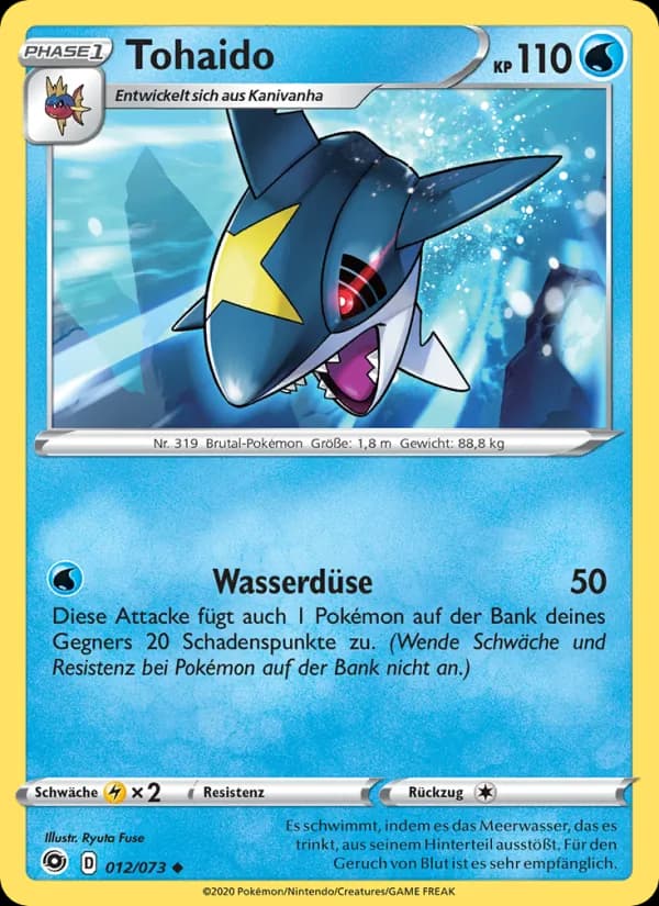 Tohaido card in German