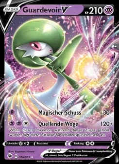 Guardevoir V card in German