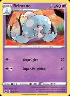 Brimano card in German