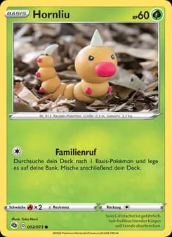 Hornliu card in German