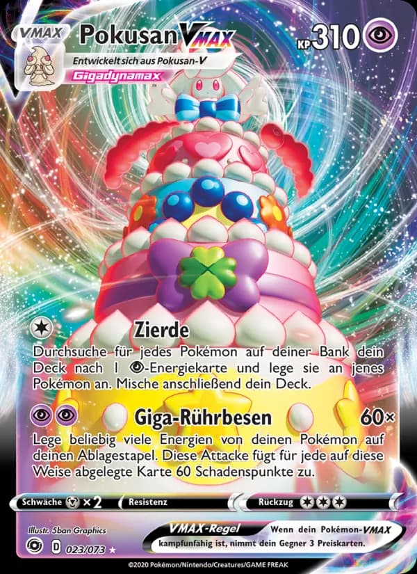 Pokusan VMAX card in German