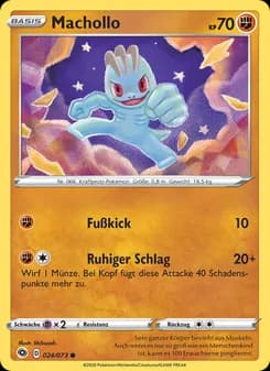 Machollo card in German